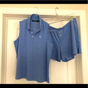 Ralph Lauren Pajama Shorts Set Size Large